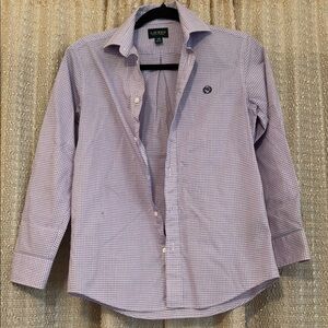 Lauren Ralph Lauren Purple Checkered Shirt